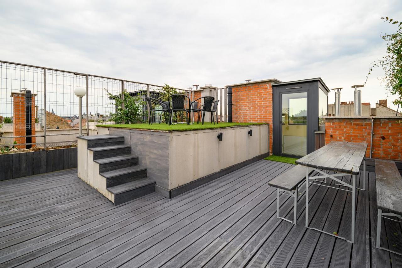 3Bedroom Triplex Rooftop Apartment Budapest Luaran gambar