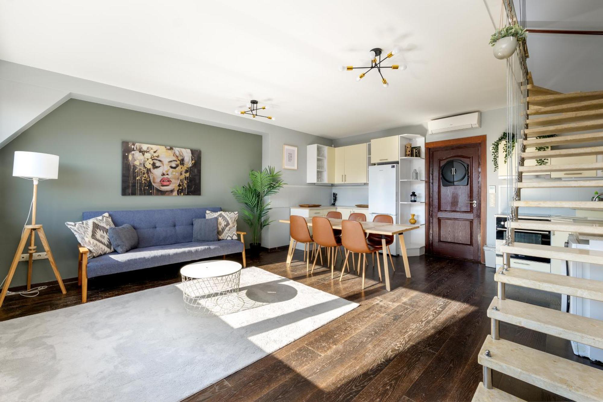 3Bedroom Triplex Rooftop Apartment Budapest Luaran gambar